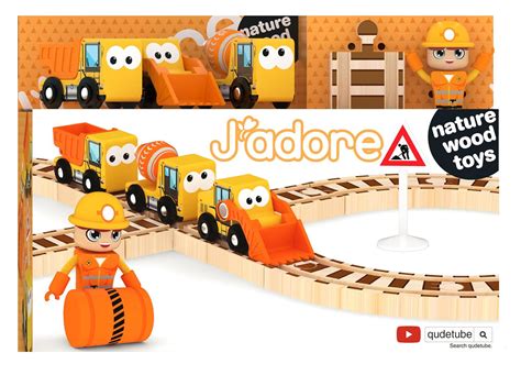 j'adore construction wooden toy set.